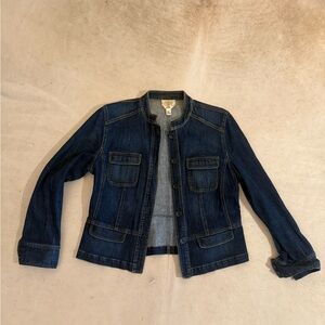 Talbots Dark Blue Jean Jacket
